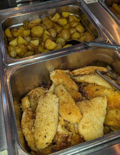 Bild på vår lunchbuffé