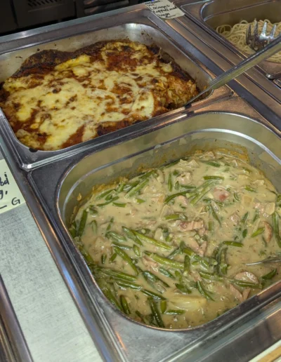 Bild på vår lunchbuffé